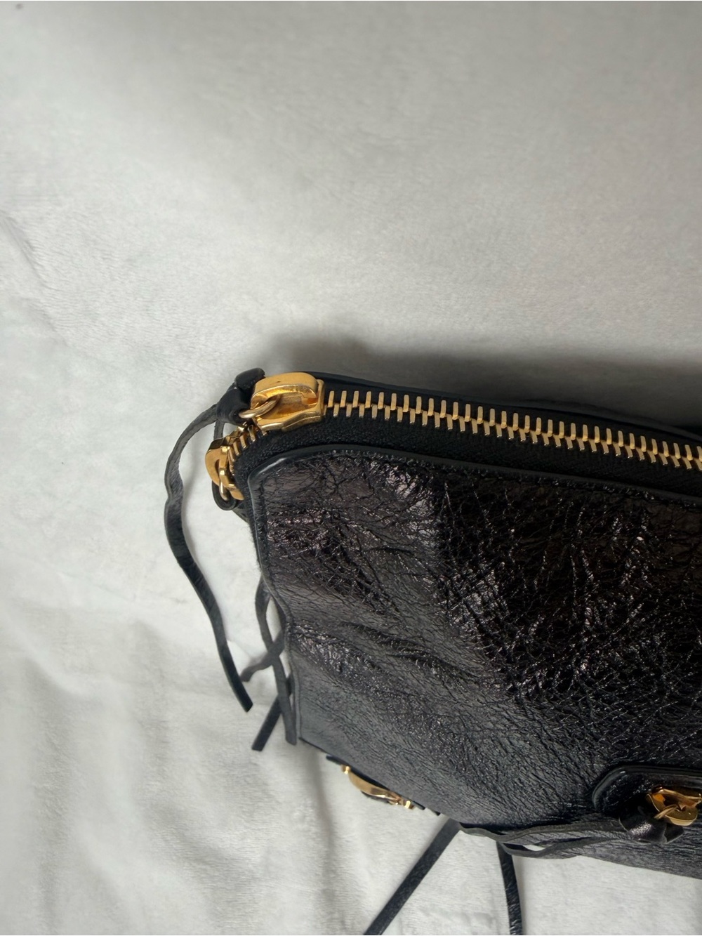 Balenciaga 2015 Lambskin Motocross Large Flat Clutch Bag - Picture 6 of 10